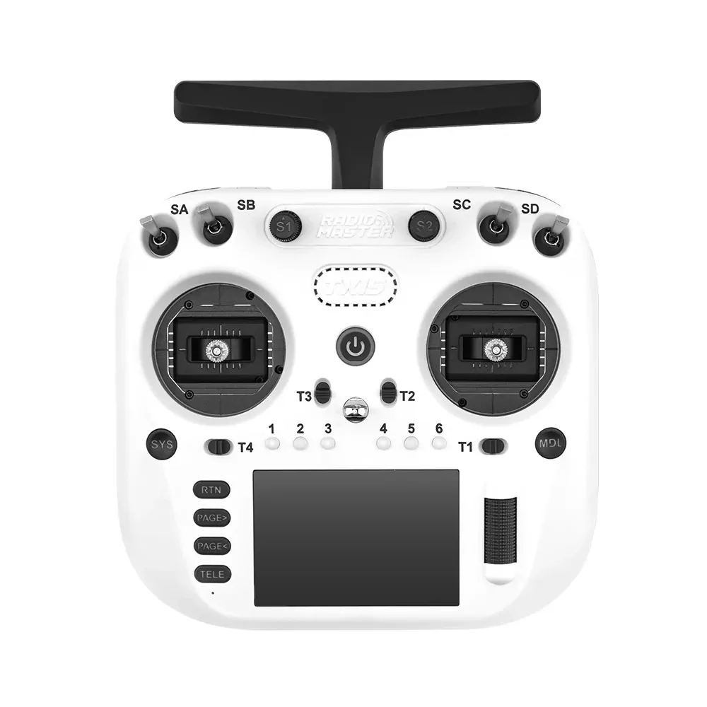 RadioMaster TX15 Crush ELRS Radio Controller — Color: White