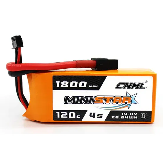 CNHL MiniStar 14.8V 4S 1800mAh 120C LiPo Battery XT60