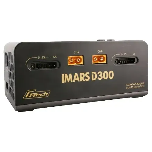 Gens ace iMars D300 Plus G-Tech Dual-Channel AC/DC Charger 300W/700W