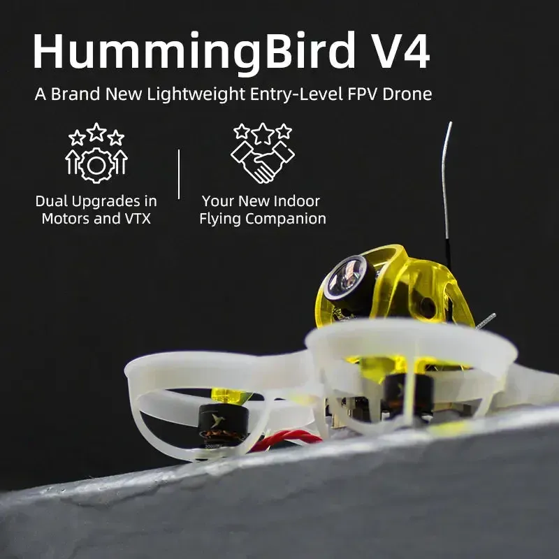 NewBeeDrone Hummingbird V4 BNF Whoop ELRS 2.4G SmartMax 400mW VTX