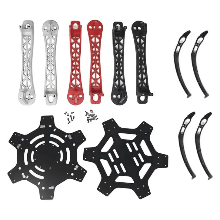 Generic F550/Q550 Hexa-Copter Frame Kit with Integrated PCB & Landing Gear