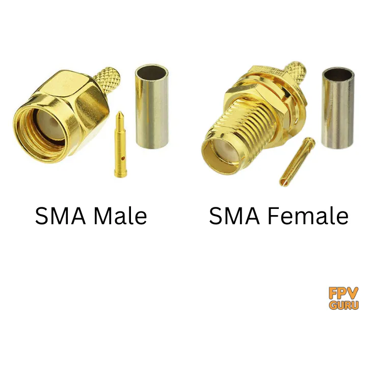 SMA Connectors for Coaxial Cable – Male & Female