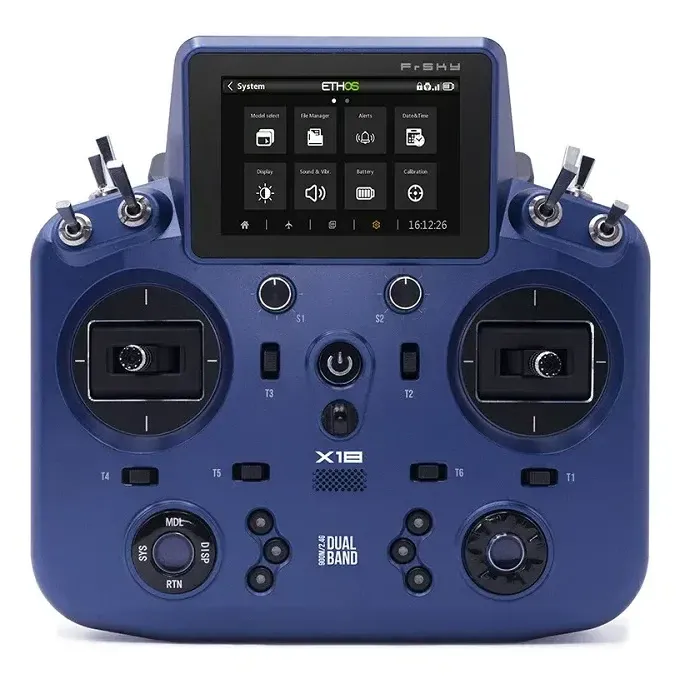 FrSky Tandem X18 2.4GHz + 900MHz Transmitter (Blue, Without Receiver)