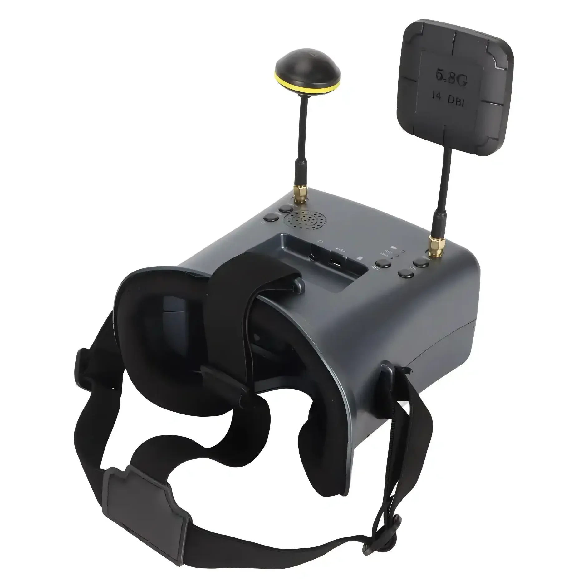 LS800D 5.8GHz 40CH 5-inch Diversity FPV Goggles with DVR