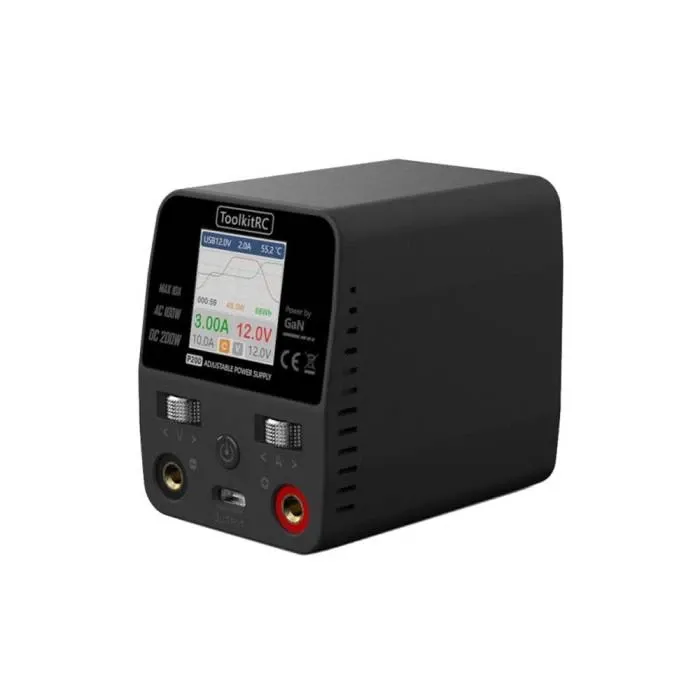 ToolkitRC P200 V2 30V 200W 10A Mini Power Supply XT60