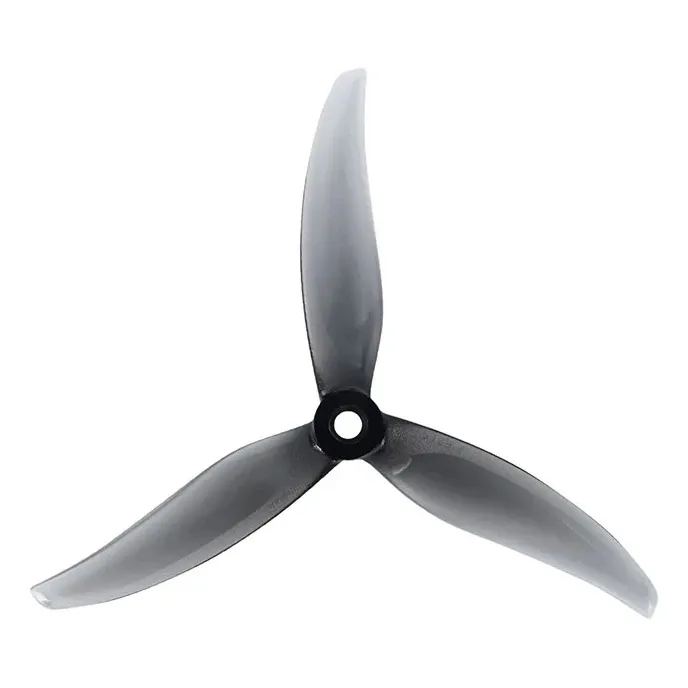 Gemfan MinJae 5129.2 3-Blade Propeller (Set of 4, 2CW+2CCW) — Color: Clear Grey