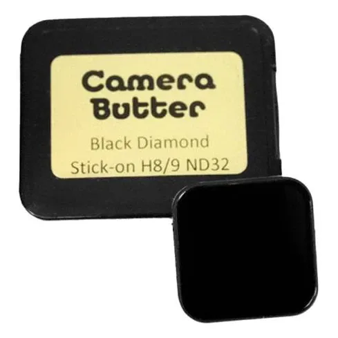 Camera Butter Black Diamond Stick-on ND Filter for GoPro Hero 8/9 — Filter: ND32