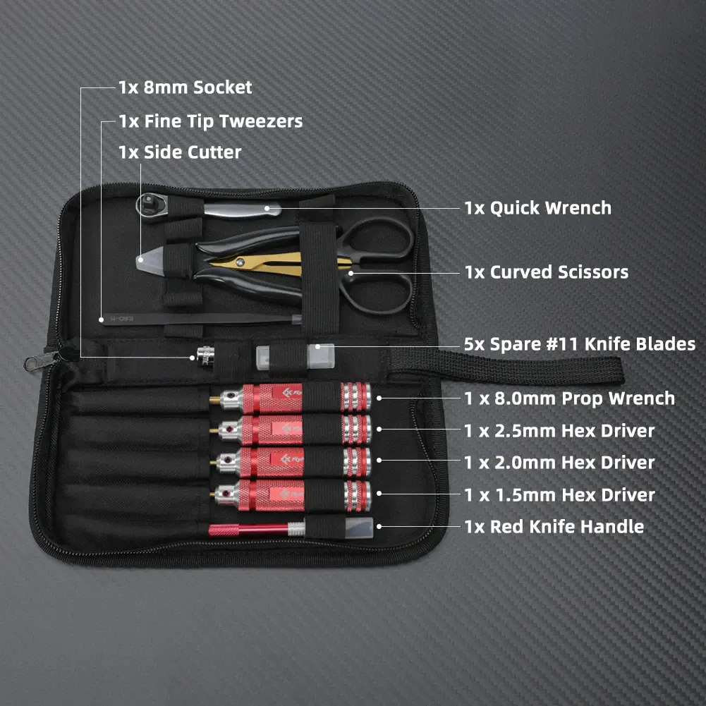 FlyFishRC 9PCS FPV Tool Kit