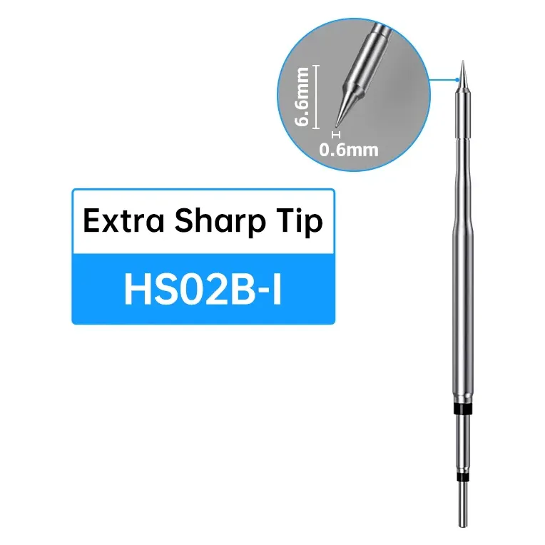 FNIRSI HS-02 Soldering Iron Tips — Model: HS02B-I