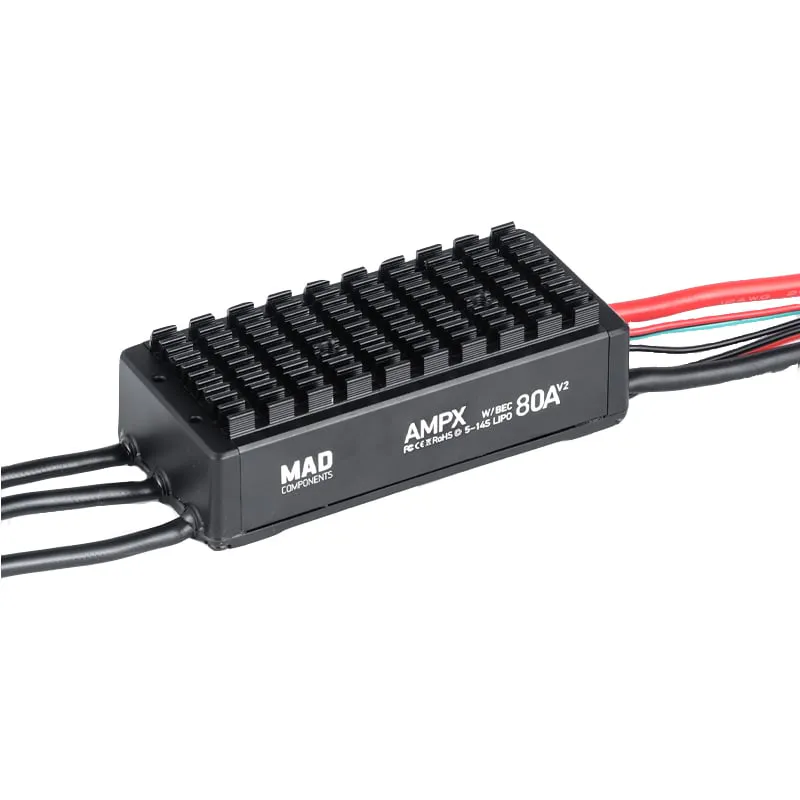 MAD AMPX 80A 5-14S Drone ESC V2.0 Black
