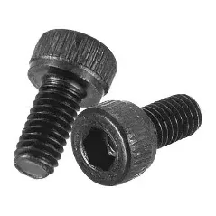 M3 Black 304 Stainless Steel Round Head Hex Socket Screws (Pack of 10)