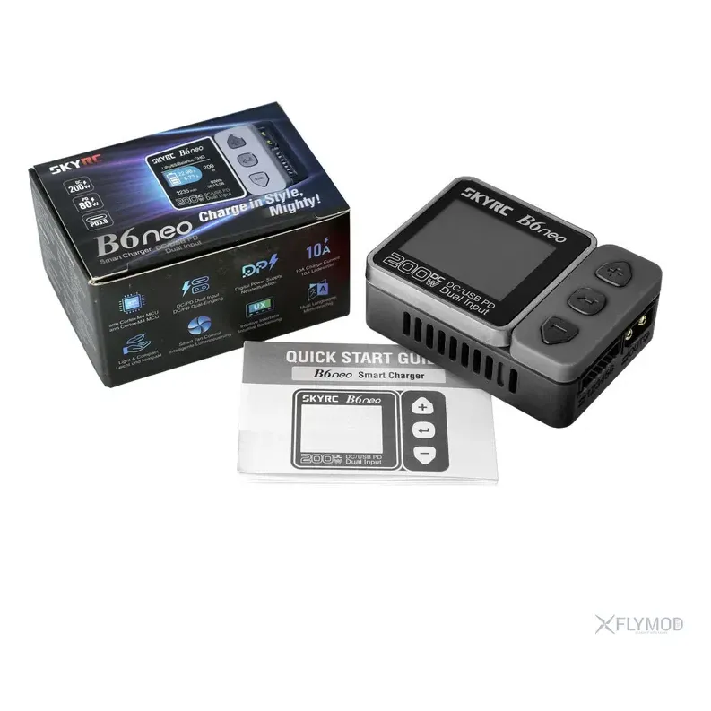SkyRC B6 Neo 200W DC Smart Charger (DC/PD Dual Input)