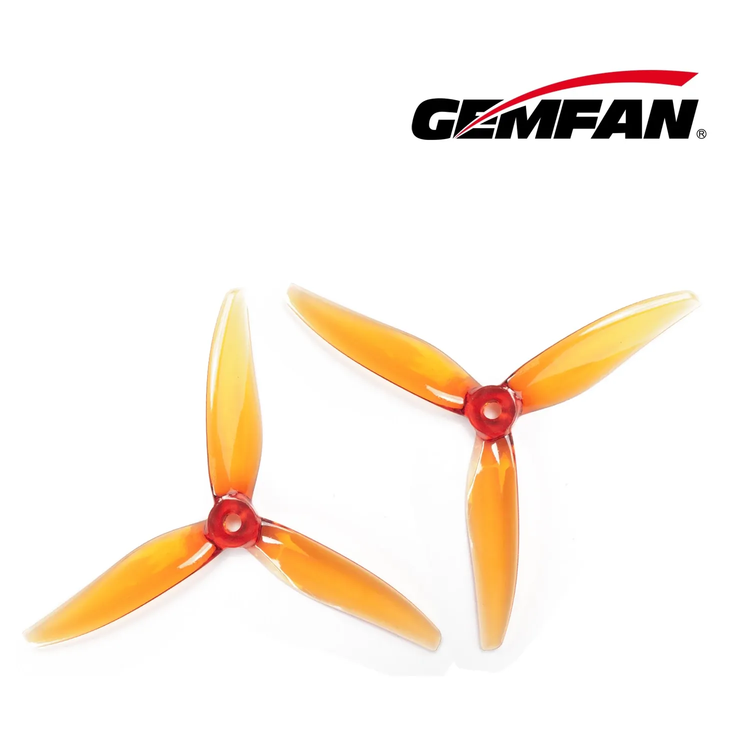 Gemfan Hurricane 5127-3 Propeller (Set of 4 — 2CW+2CCW) — Color: Whiskey