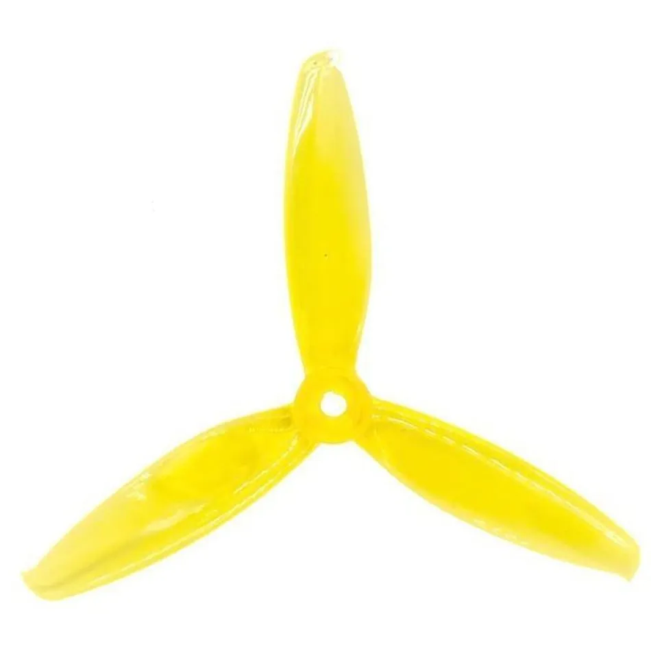 Gemfan WinDancer 5043 3-Blade Propeller (Set of 4) — Color: Clear Yellow