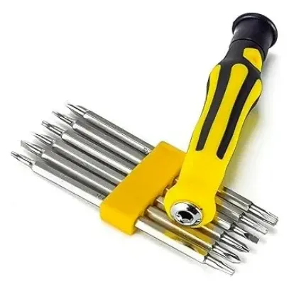 PARUHT 6-in-1 S2 Steel Double-Sided Screwdriver Set