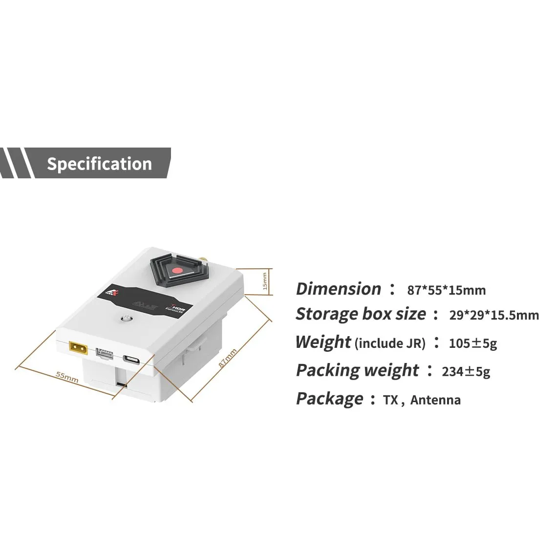 Axisflying Thor TX Pro ELRS 2.4GHz Micro Module (10–1000mW)
