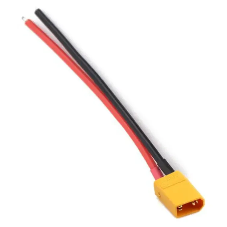 XT30U Male Connector with 10cm 16AWG Silicone Lead