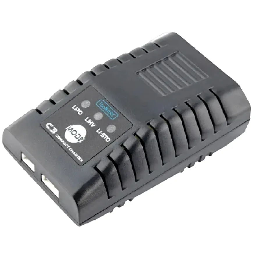 ToolkitRC C3 2-3S 25W Compact AC LiPo Charger