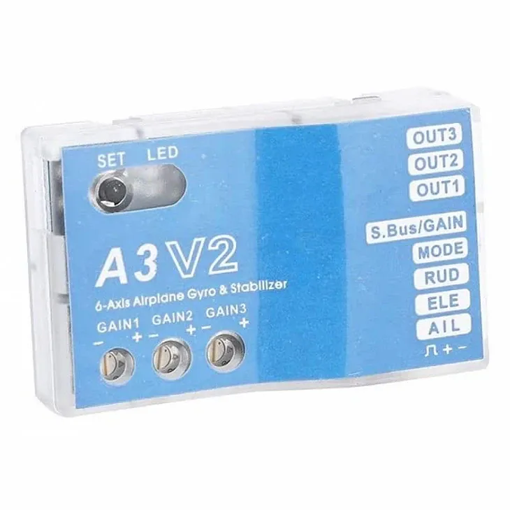 A3 V2 6-Axis Gyro Stabilizer Flight Controller for RC Airplanes