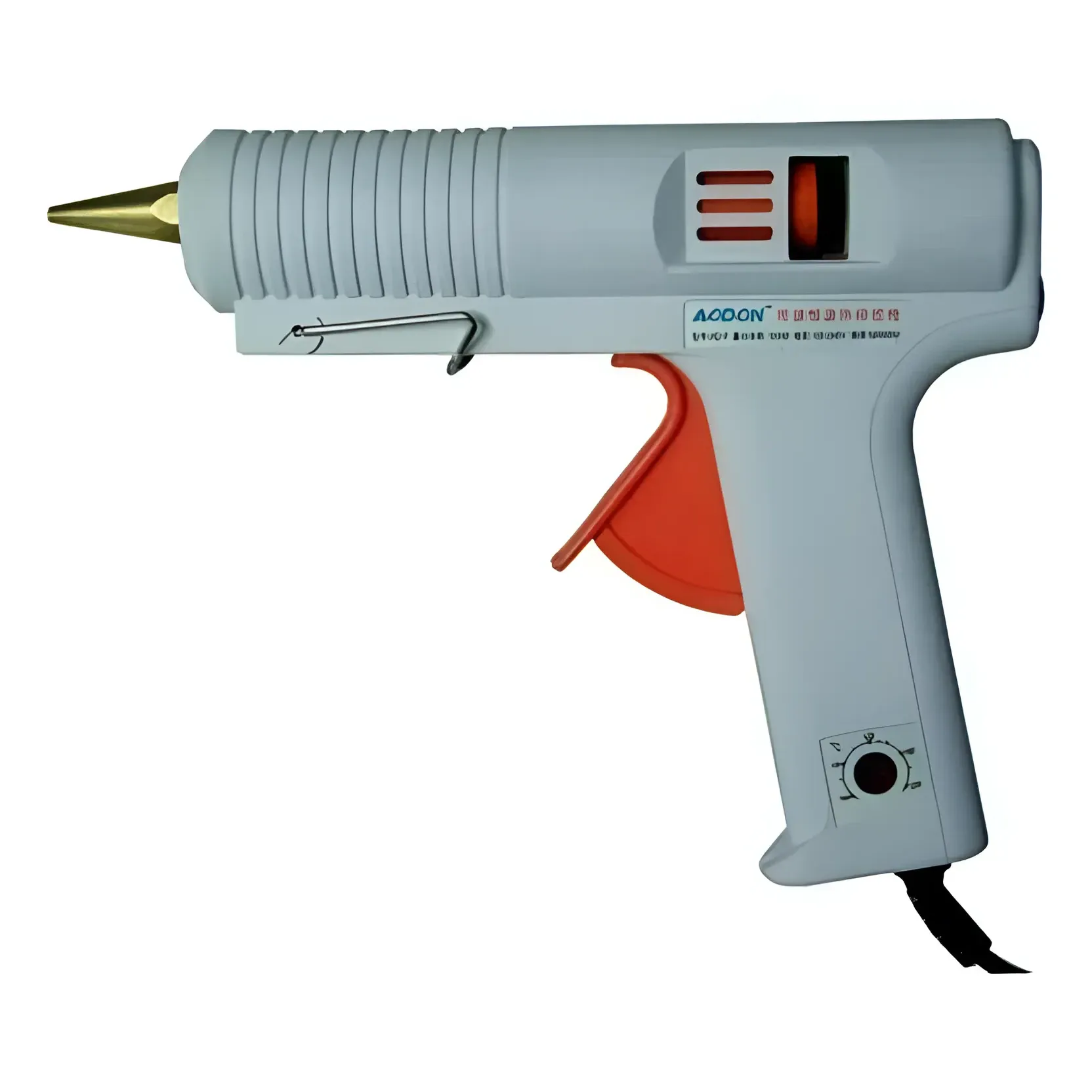AODON 120W High-Temperature Hot Melt Glue Gun with Copper Nozzle