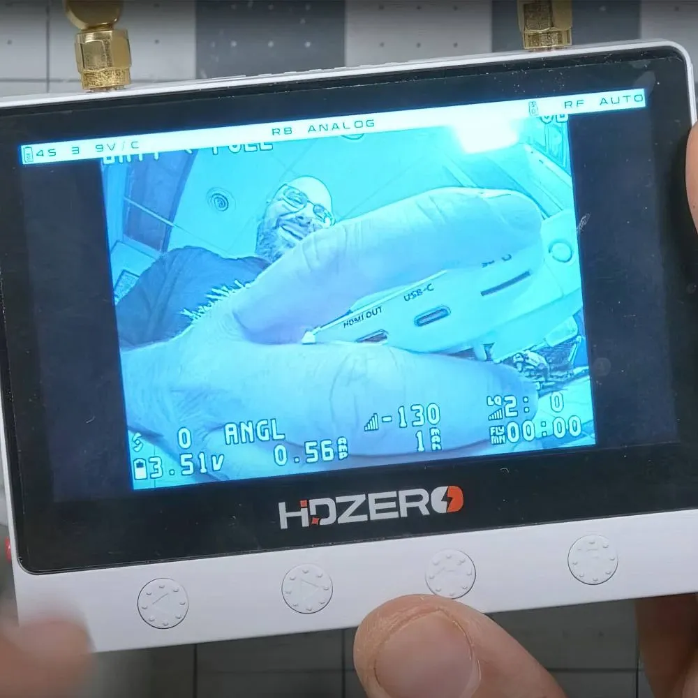 HDZero 4.3-Inch HD Analog FPV Monitor